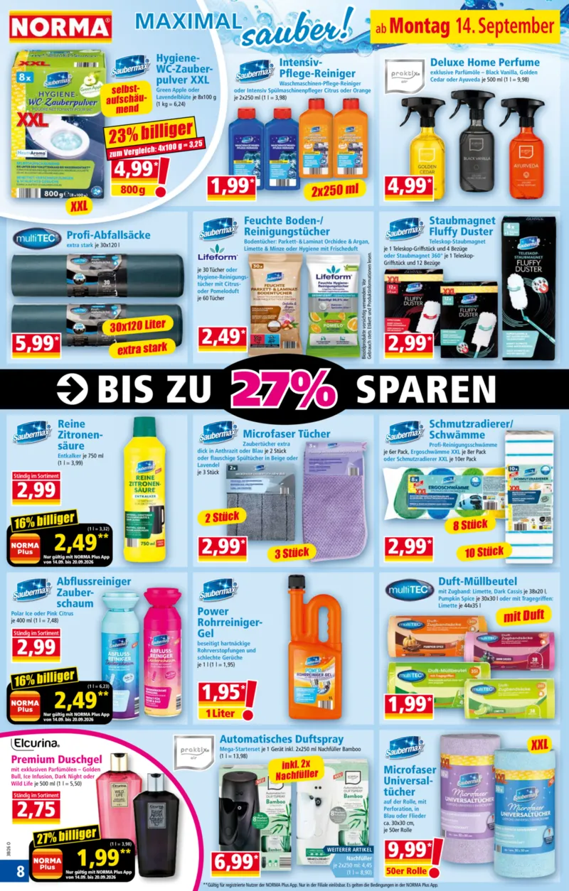 Norma Prospekt vom 14.09.2026, Seite 8