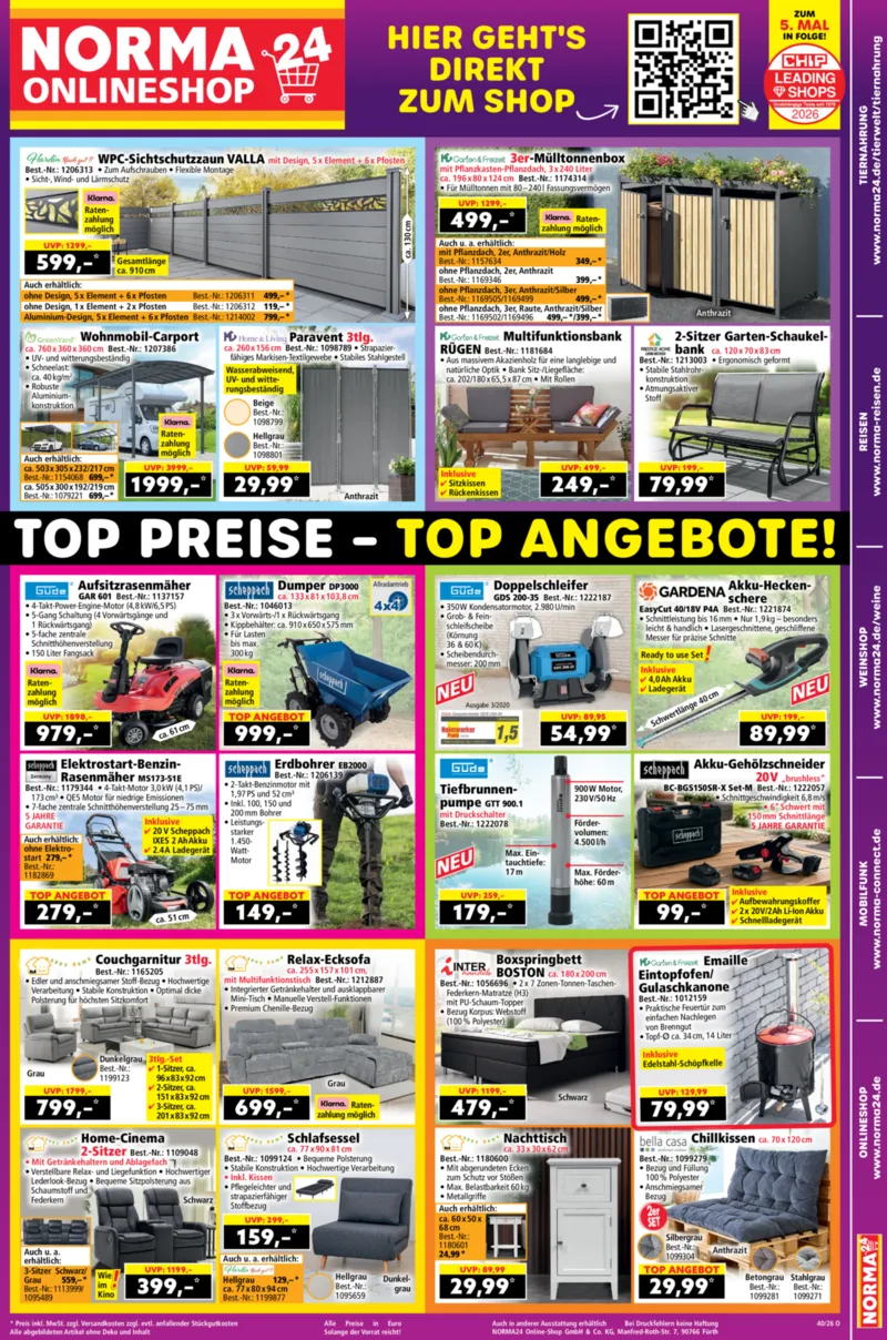 Norma Prospekt vom 21.09.2026, Seite 1
