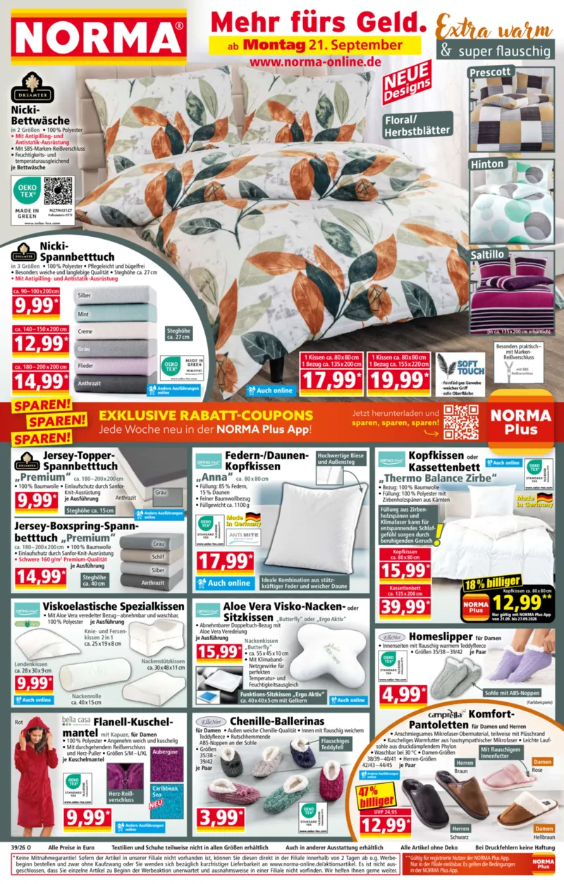 Norma Prospekt vom 21.09.2026, Seite 1