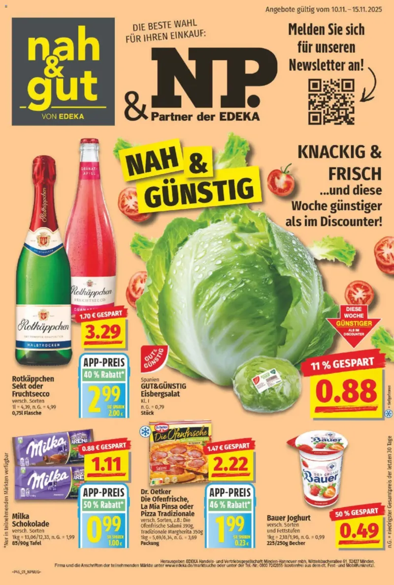 NP Markt Prospekt vom 10.11.2025, Seite 1