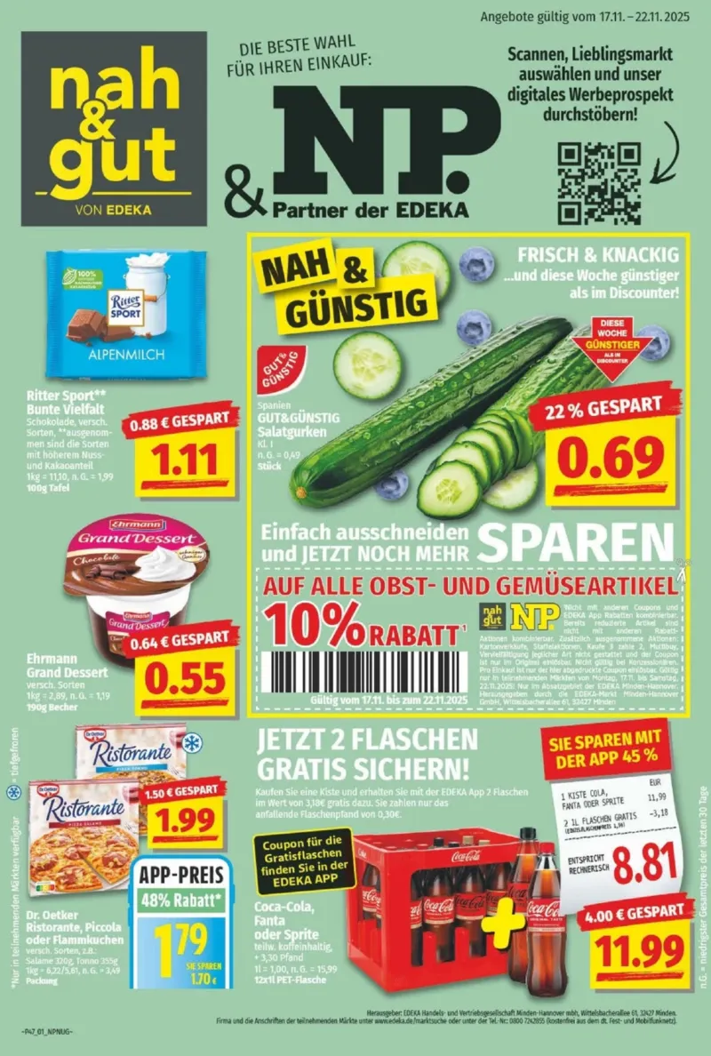 NP Markt Prospekt vom 17.11.2025, Seite 1