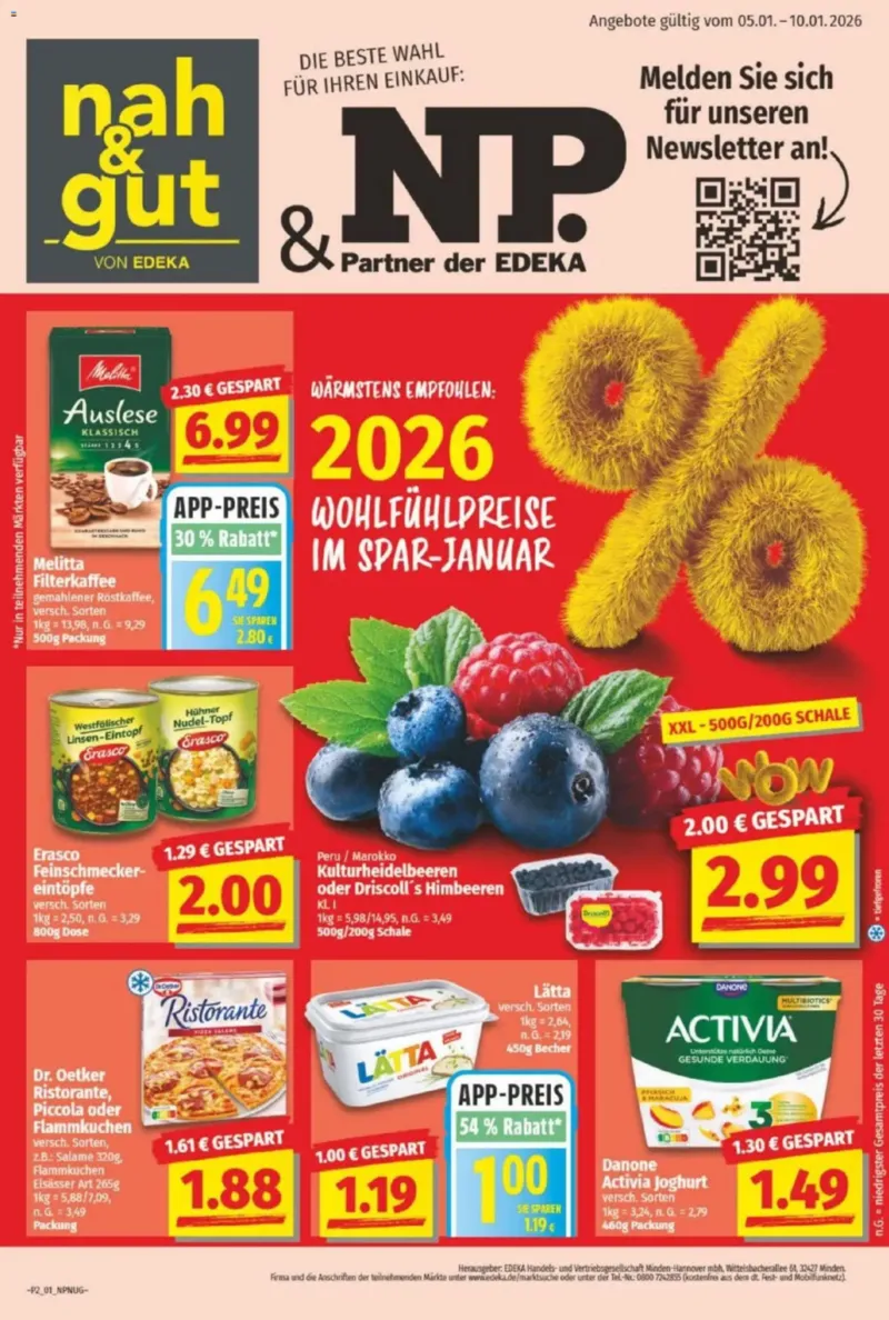NP Markt Prospekt vom 05.01.2026, Seite 1