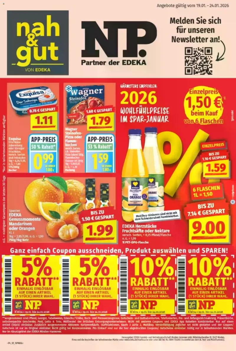 NP Markt Prospekt vom 19.01.2026, Seite 1
