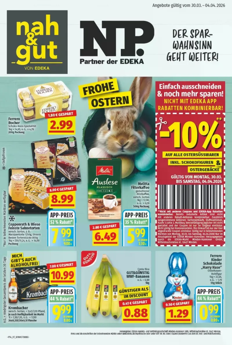 NP Markt Prospekt vom 30.03.2026, Seite 1