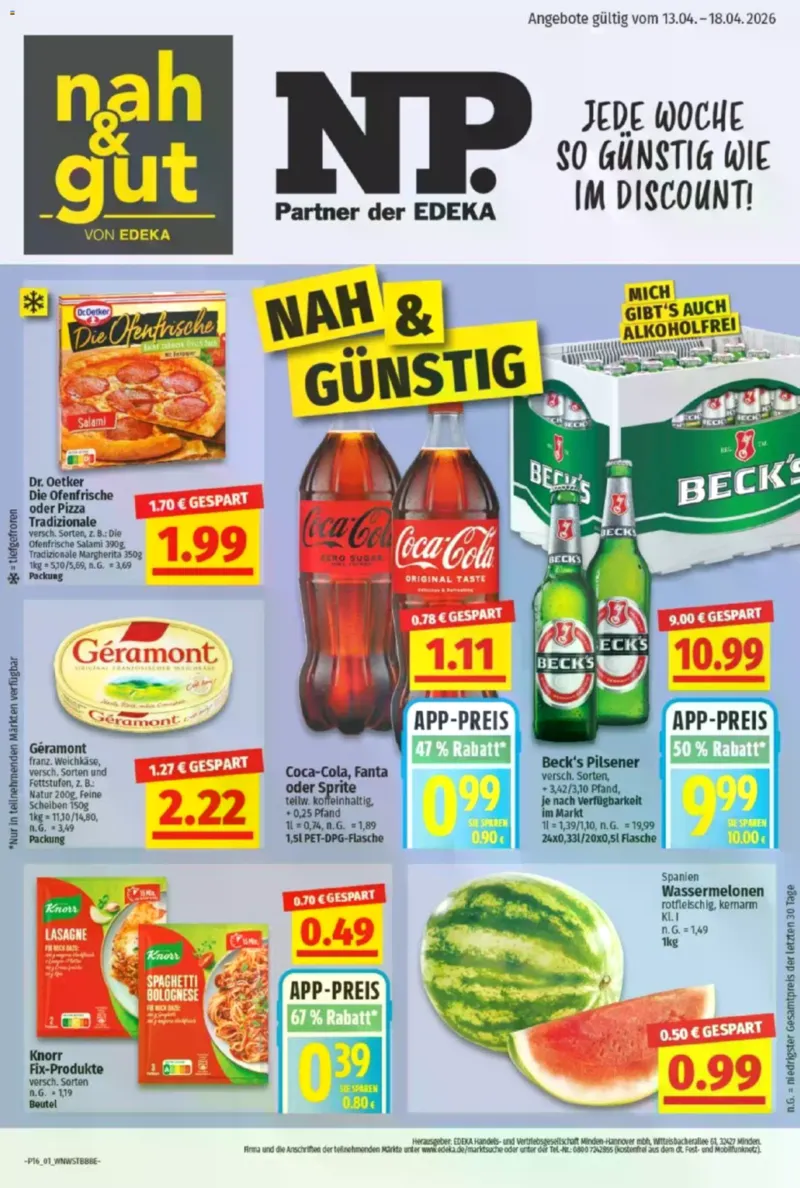 NP Markt Prospekt vom 13.04.2026, Seite 1