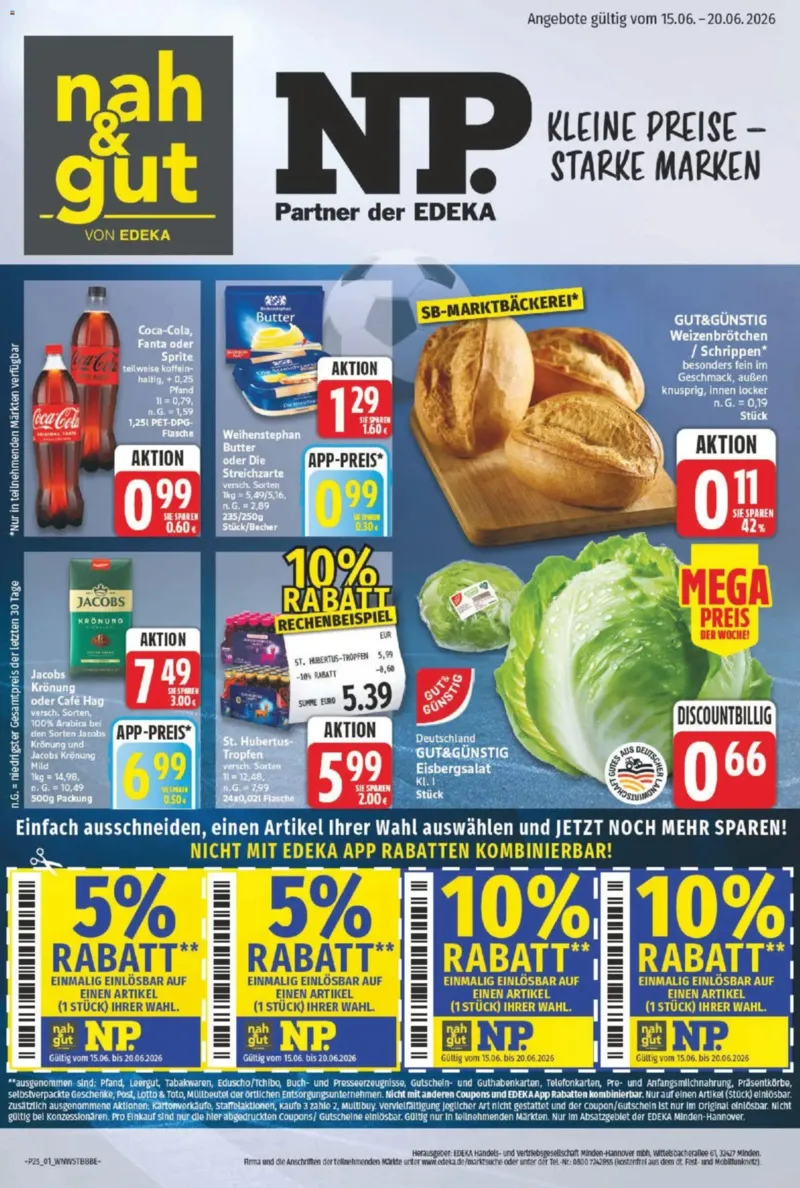 NP Markt Prospekt vom 15.06.2026, Seite 1