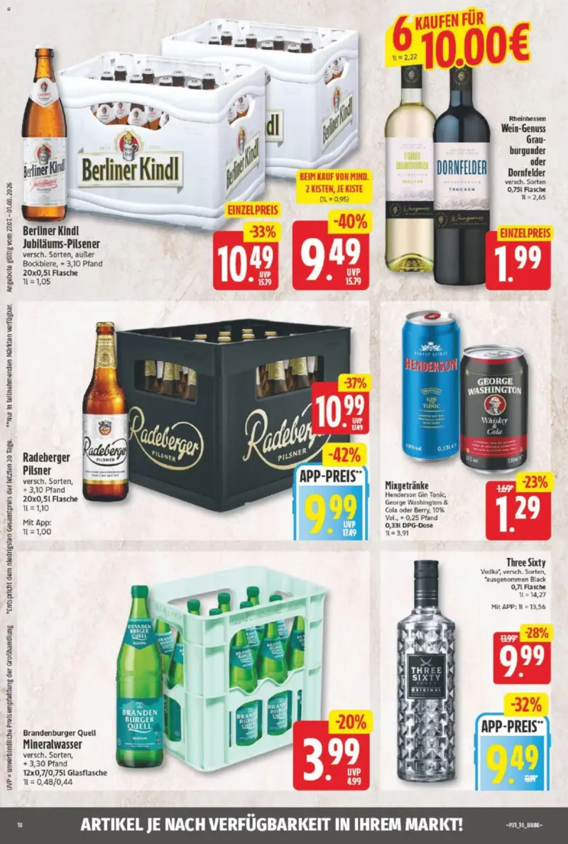 NP Markt Prospekt vom 27.07.2026, Seite 10