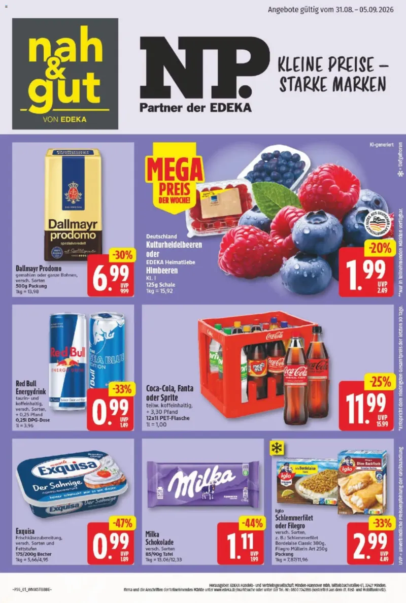 NP Markt Prospekt vom 31.08.2026, Seite 1