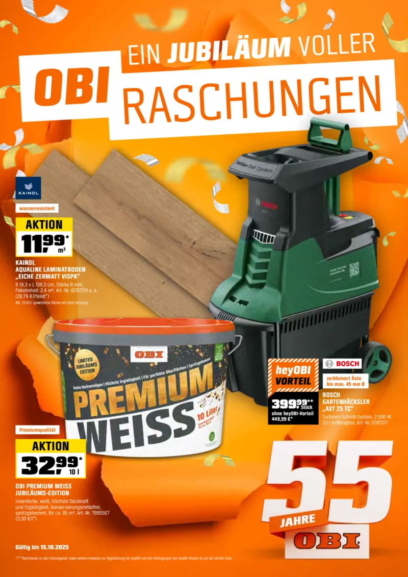 OBI Prospekt vom 01.10.2025, Seite 1