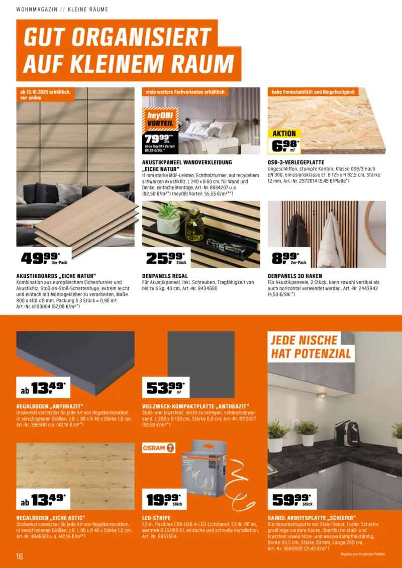 OBI Prospekt vom 13.11.2025, Seite 16