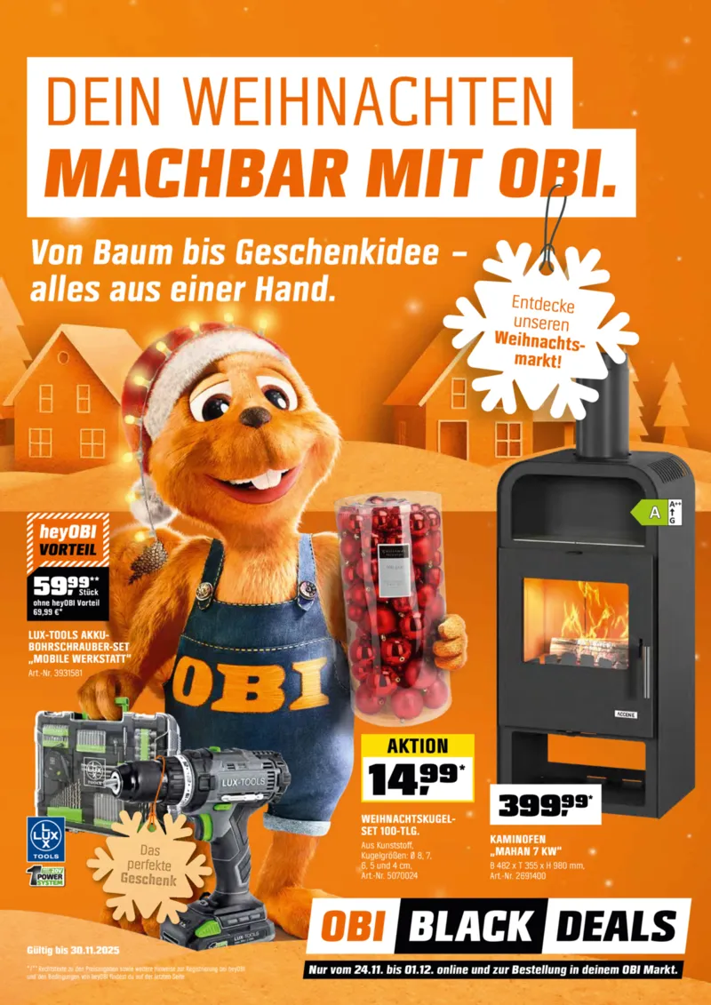 OBI Prospekt vom 14.11.2025, Seite 1