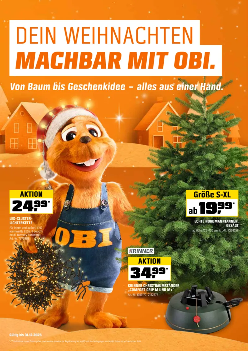 OBI Prospekt vom 15.12.2025, Seite 1