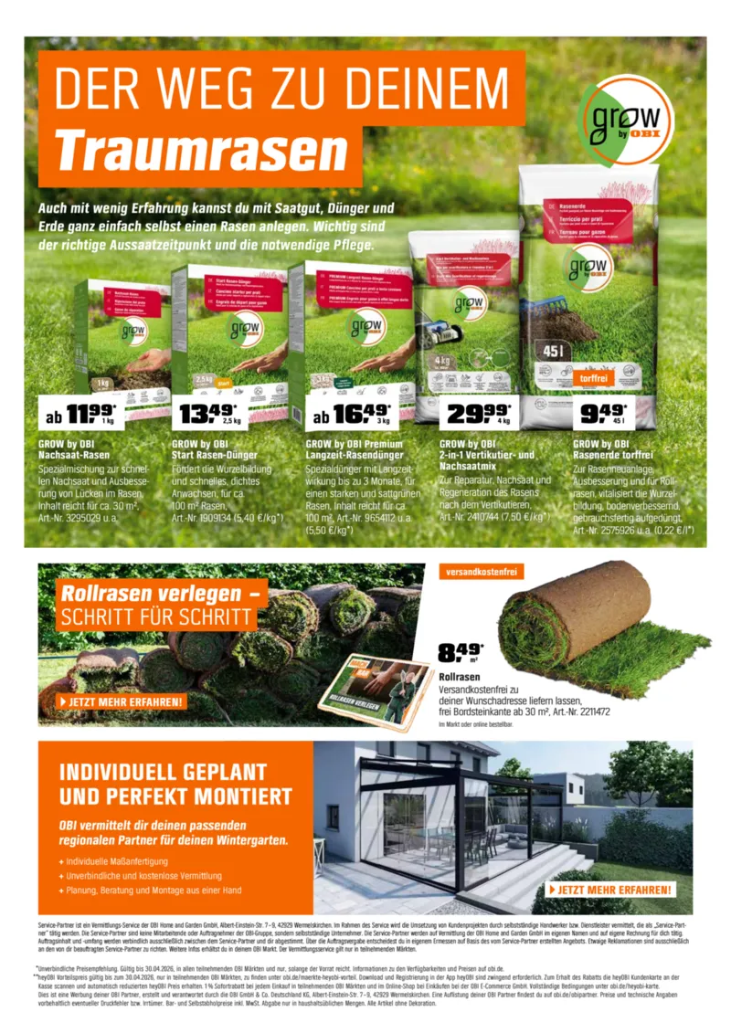 OBI Prospekt vom 01.04.2026, Seite 12