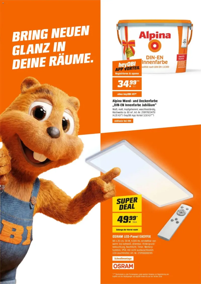 OBI Prospekt vom 01.10.2026, Seite 9