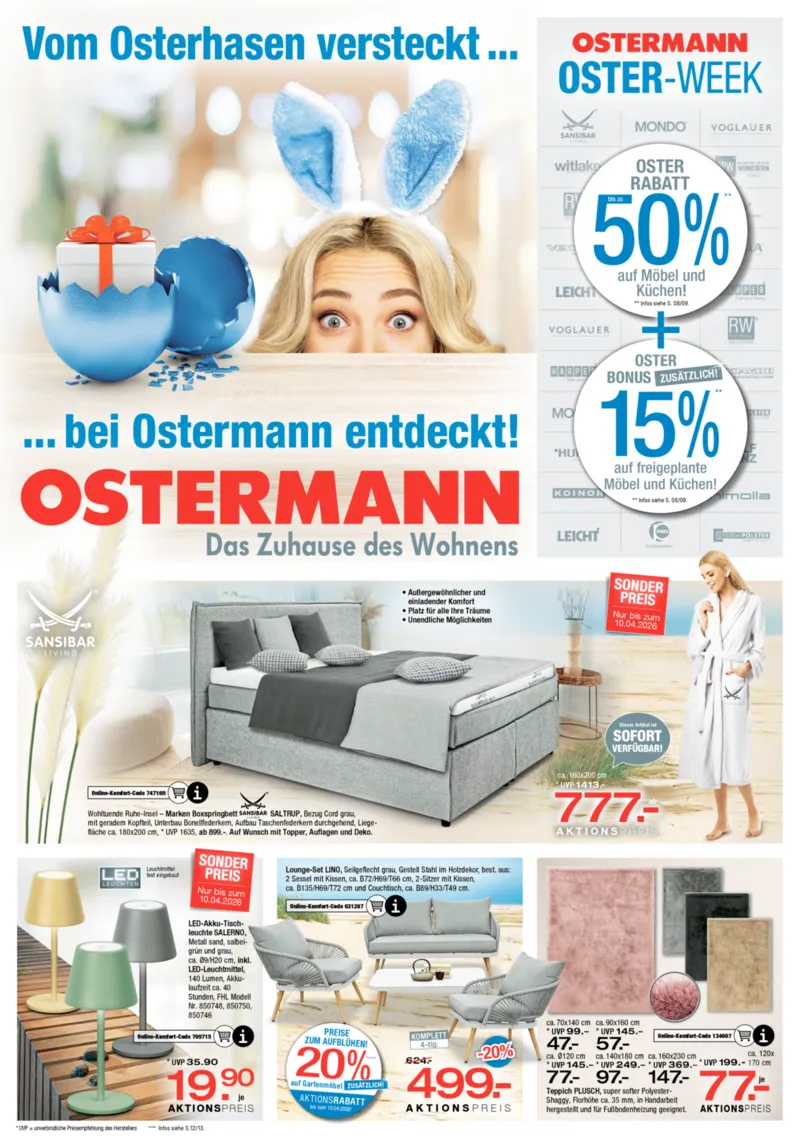 Ostermann Prospekt vom 28.03.2026, Seite 1