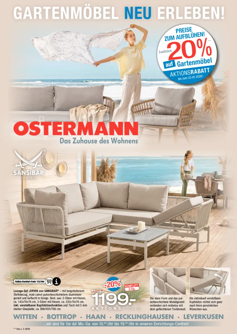 Ostermann Prospekt vom 16.04.2026, Seite 1