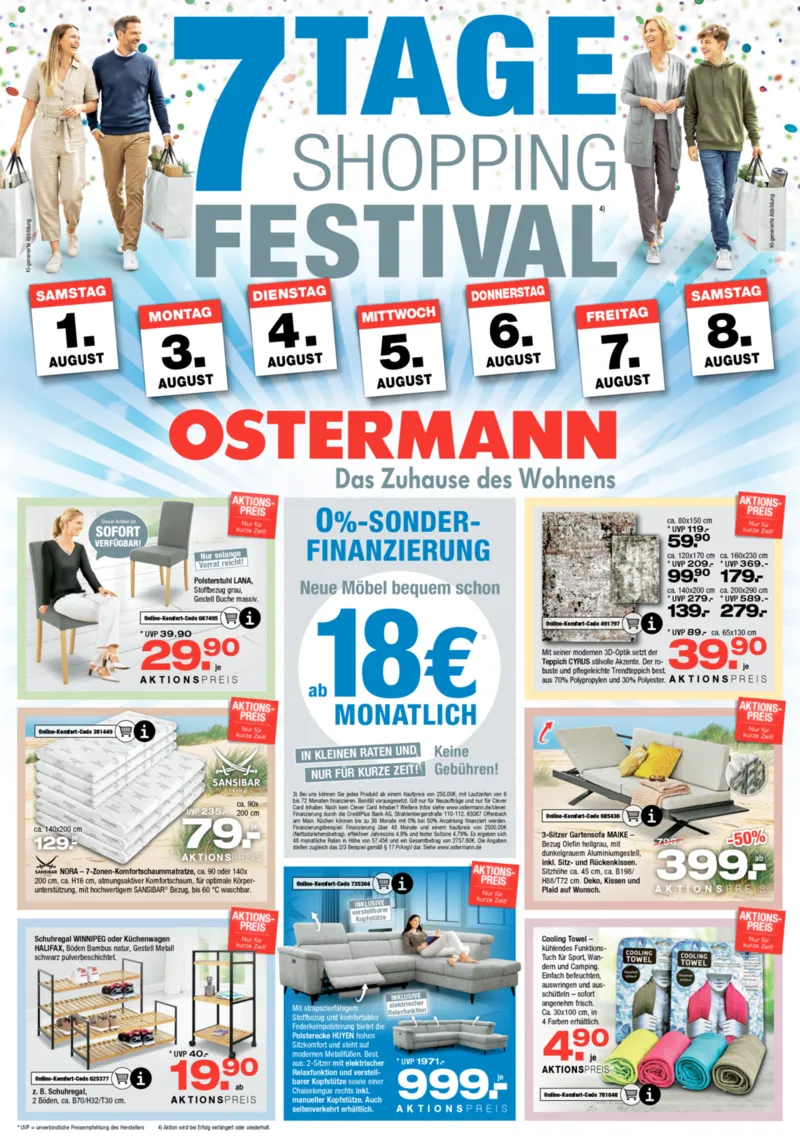 Ostermann Prospekt vom 01.08.2026, Seite 1