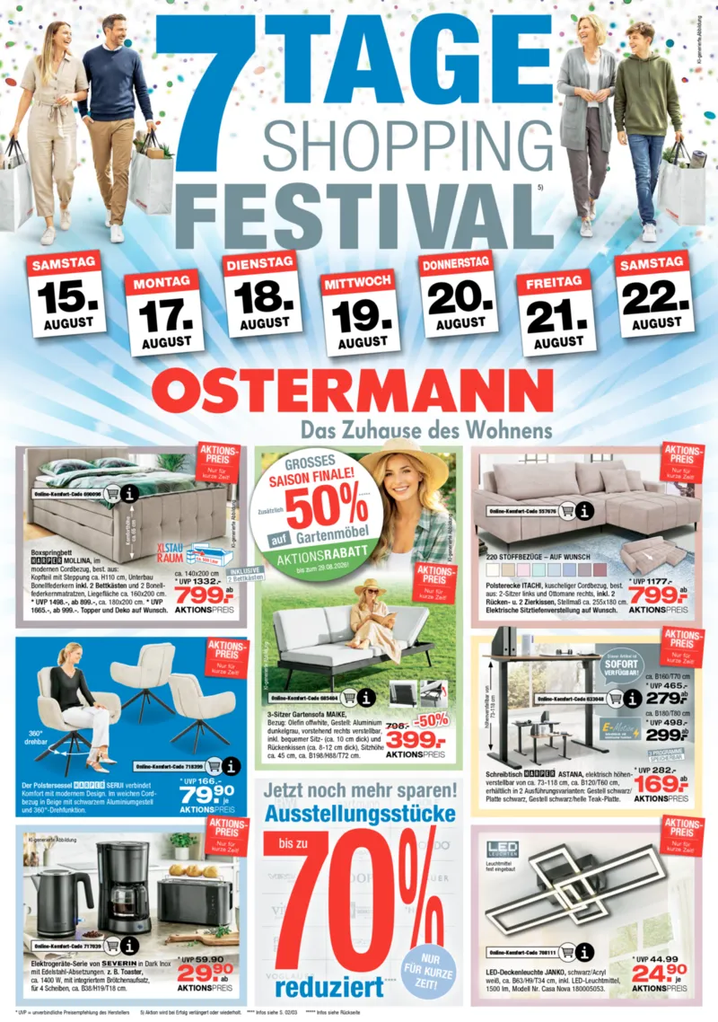 Ostermann Prospekt vom 15.08.2026, Seite 1