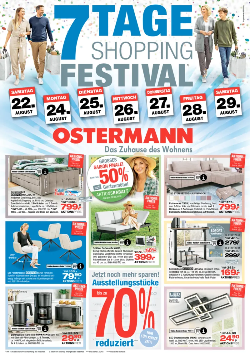 Ostermann Prospekt vom 22.08.2026, Seite 1