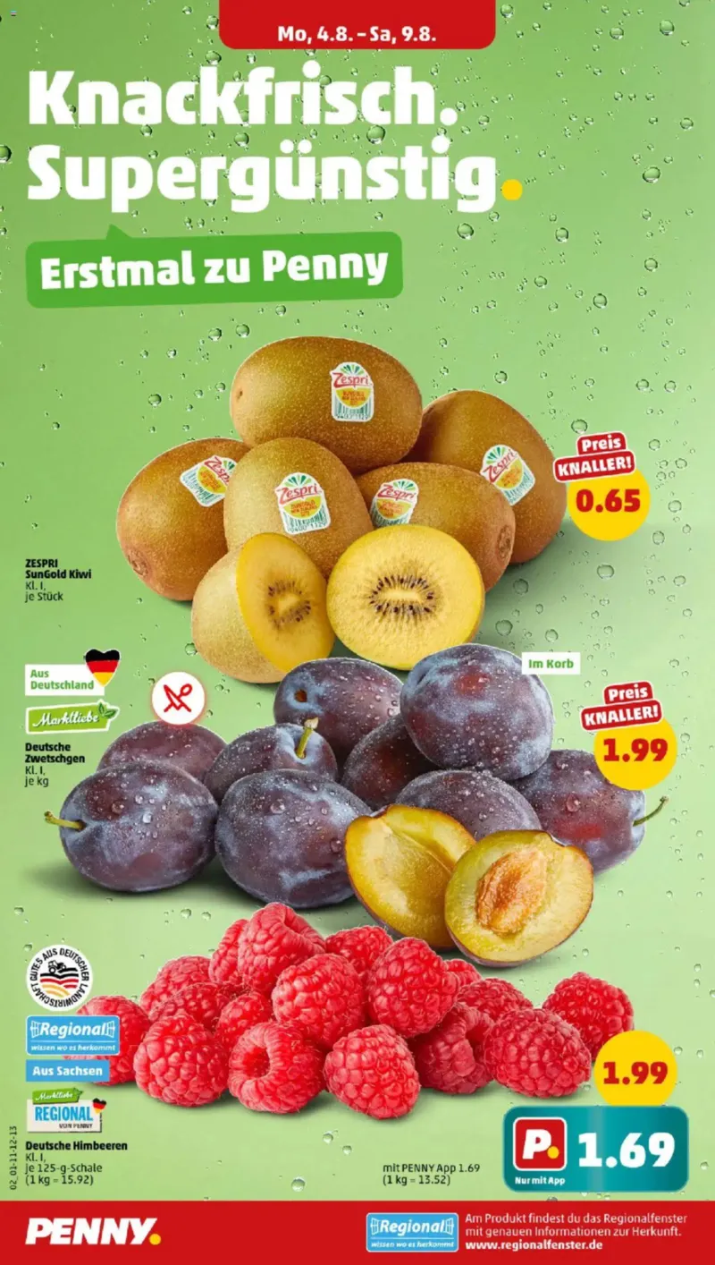 Penny Markt Prospekt vom 04.08.2025, Seite 2