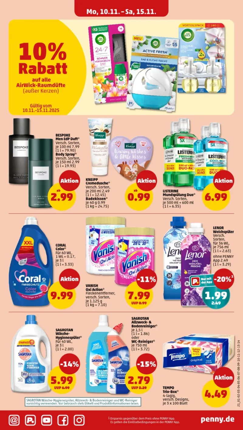Penny Markt Prospekt vom 10.11.2025, Seite 21