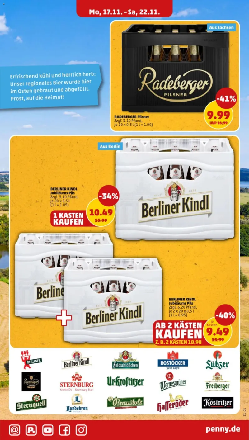 Penny Markt Prospekt vom 17.11.2025, Seite 13