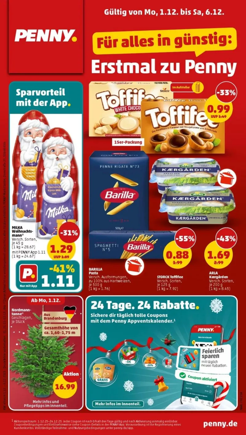 Penny Markt Prospekt vom 01.12.2025, Seite 1