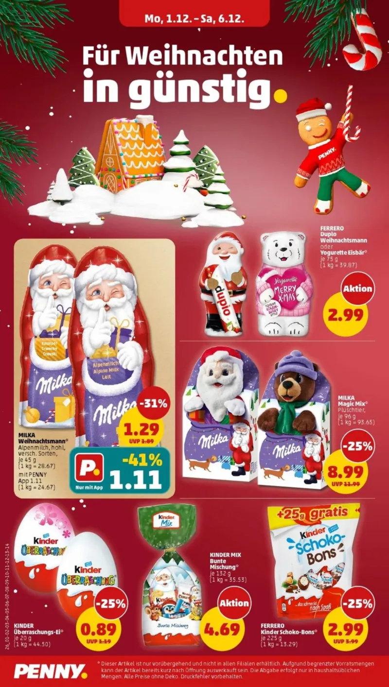 Penny Markt Prospekt vom 01.12.2025, Seite 26