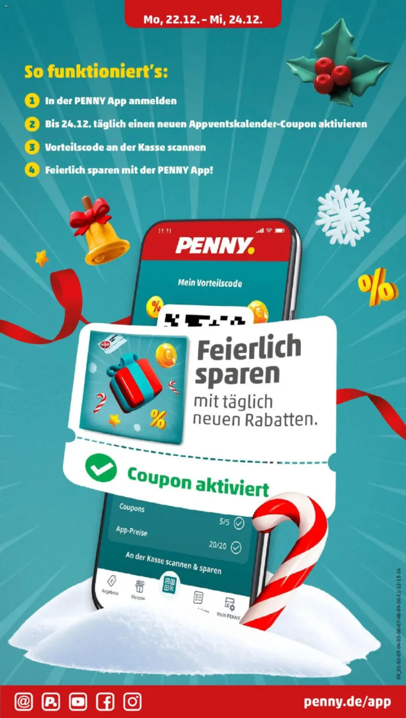 Penny Markt Prospekt vom 22.12.2025, Seite 13