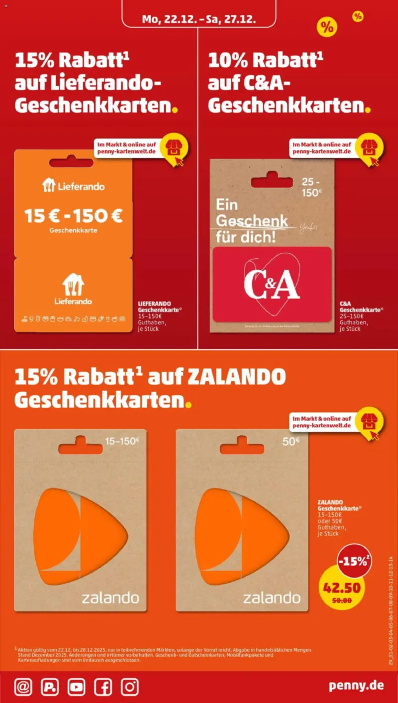 Penny Markt Prospekt vom 22.12.2025, Seite 33