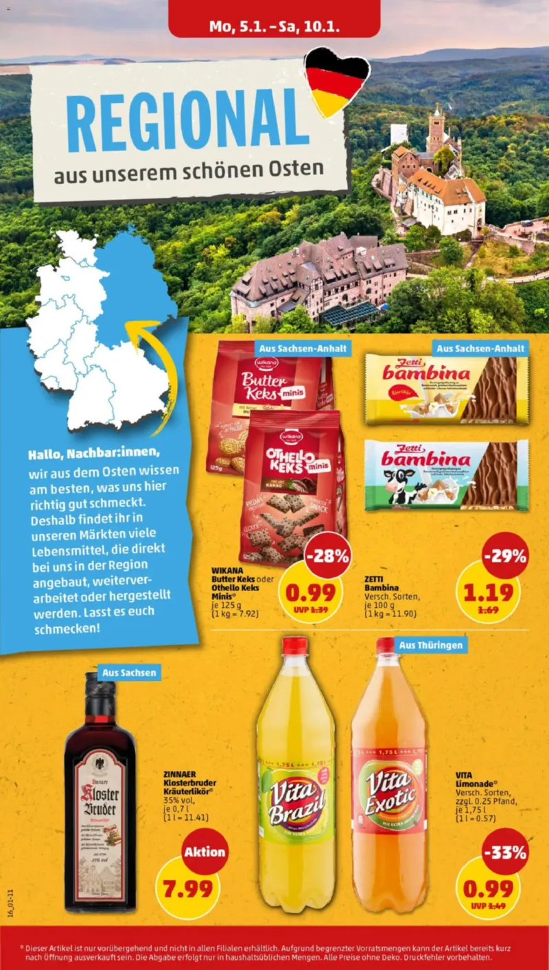 Penny Markt Prospekt vom 05.01.2026, Seite 16