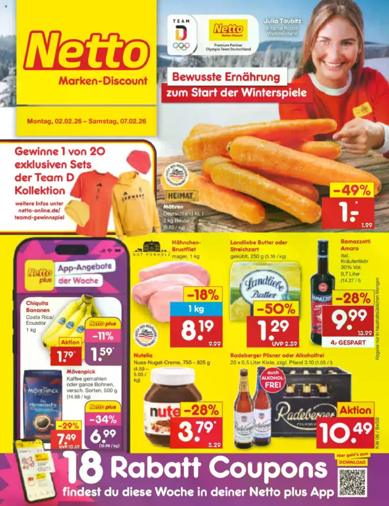 Netto Marken-Discount Prospekt vom 02.02.2026, Seite 1