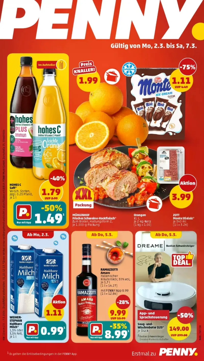 Penny Markt Prospekt vom 02.03.2026, Seite 1