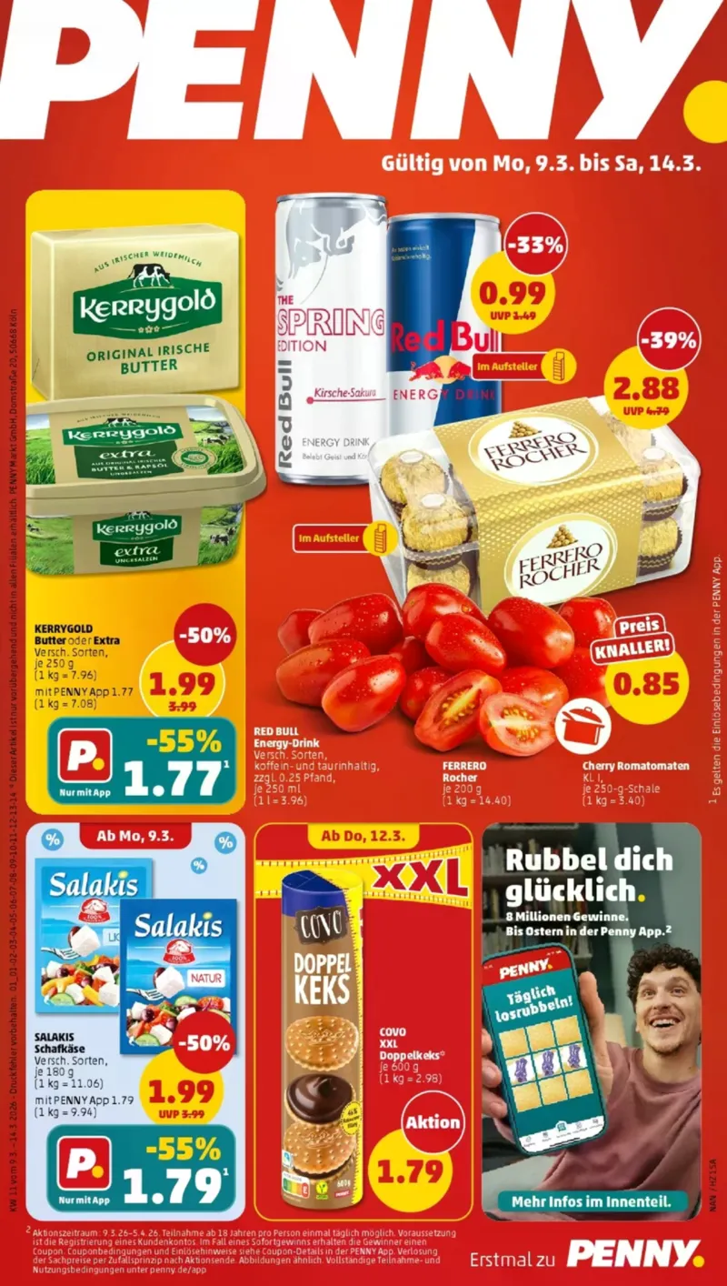 Penny Markt Prospekt vom 09.03.2026, Seite 1