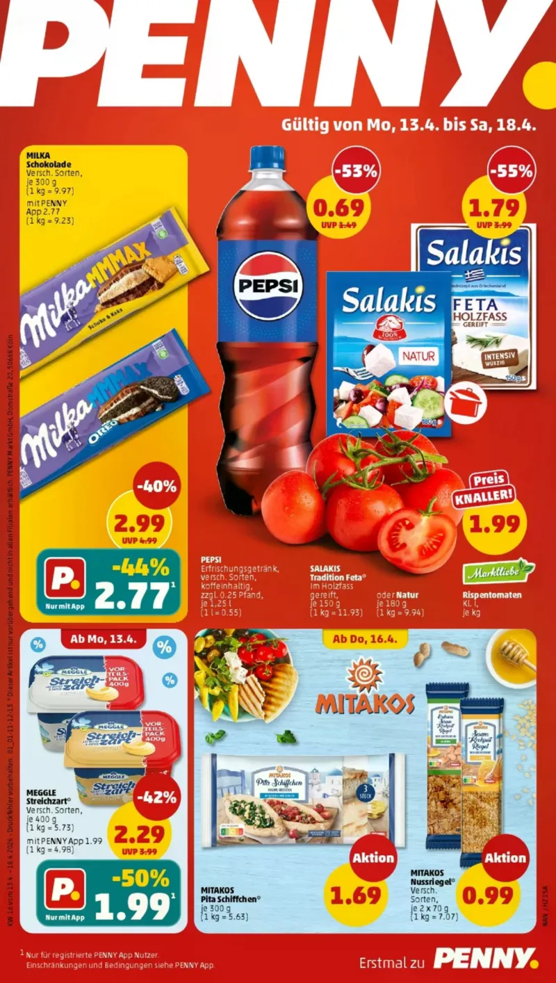 Penny Markt Prospekt vom 13.04.2026, Seite 1