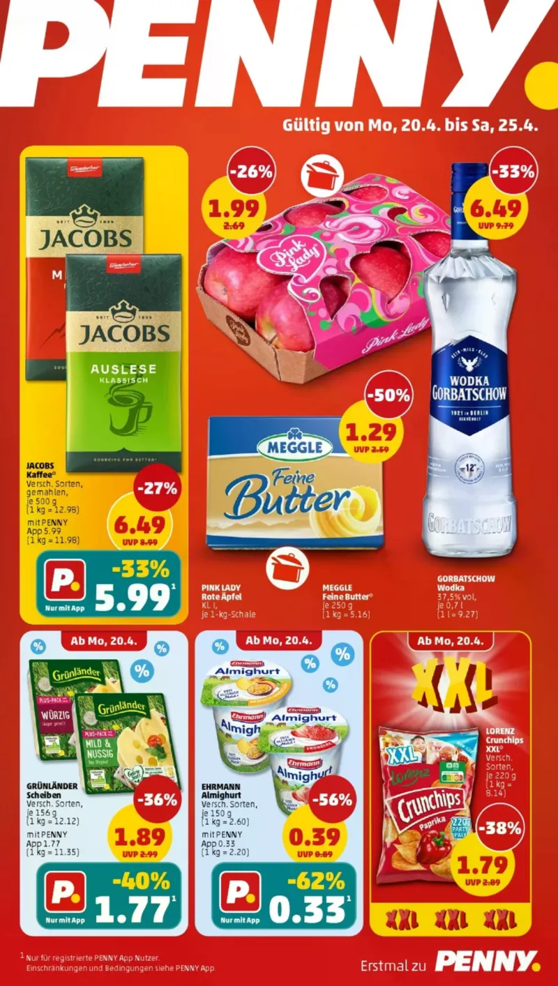 Penny Markt Prospekt vom 20.04.2026, Seite 1