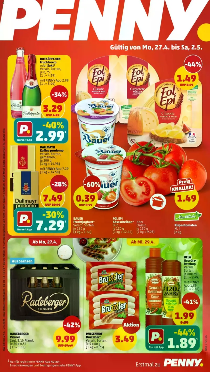 Penny Markt Prospekt vom 27.04.2026, Seite 1