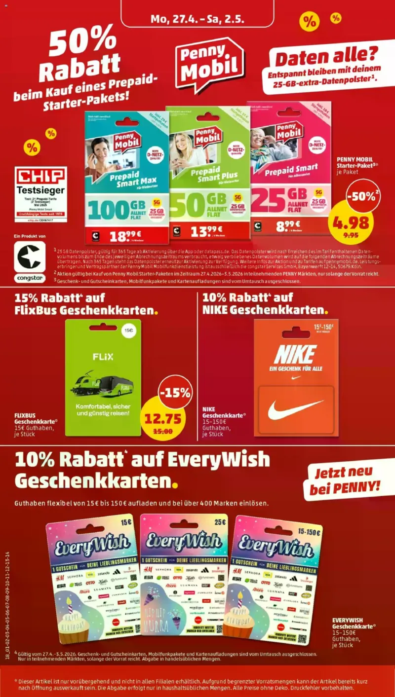 Penny Markt Prospekt vom 27.04.2026, Seite 22