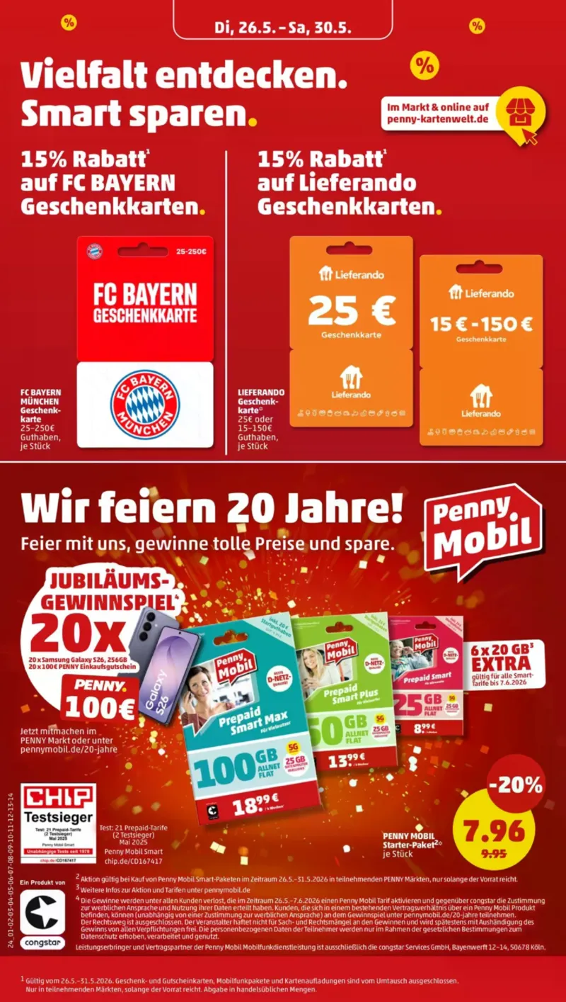 Penny Markt Prospekt vom 26.05.2026, Seite 26