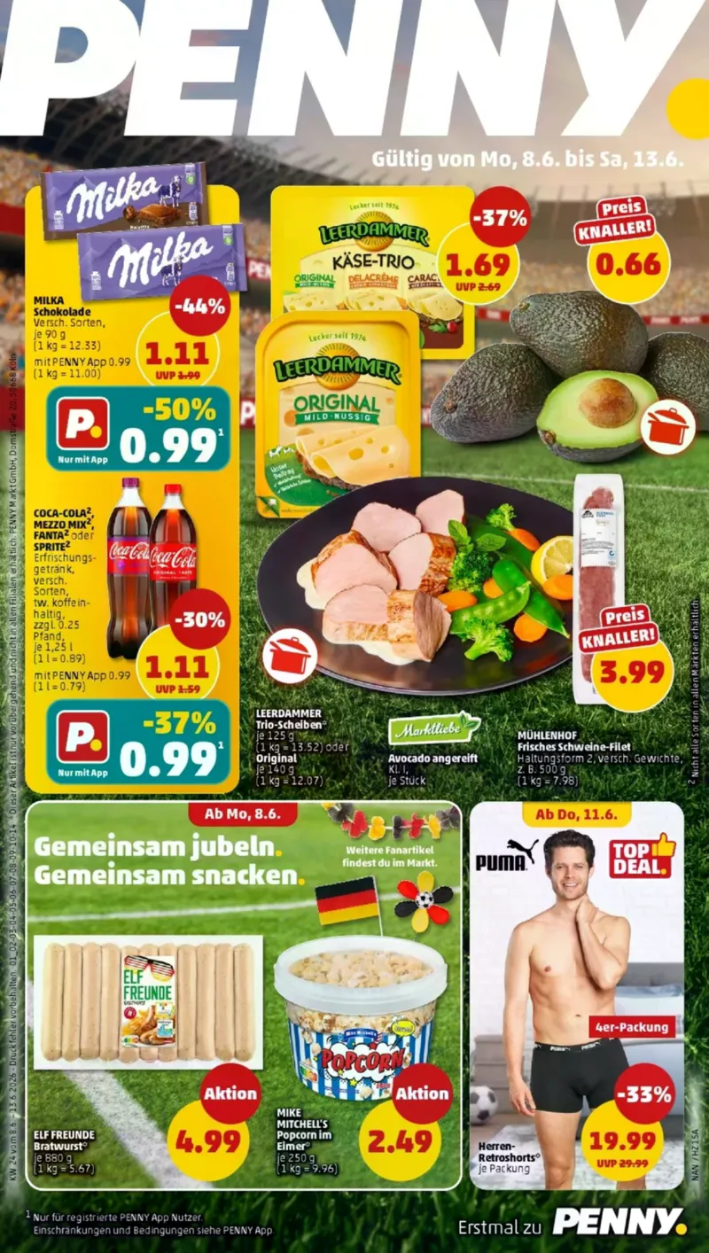 Penny Markt Prospekt vom 08.06.2026, Seite 1
