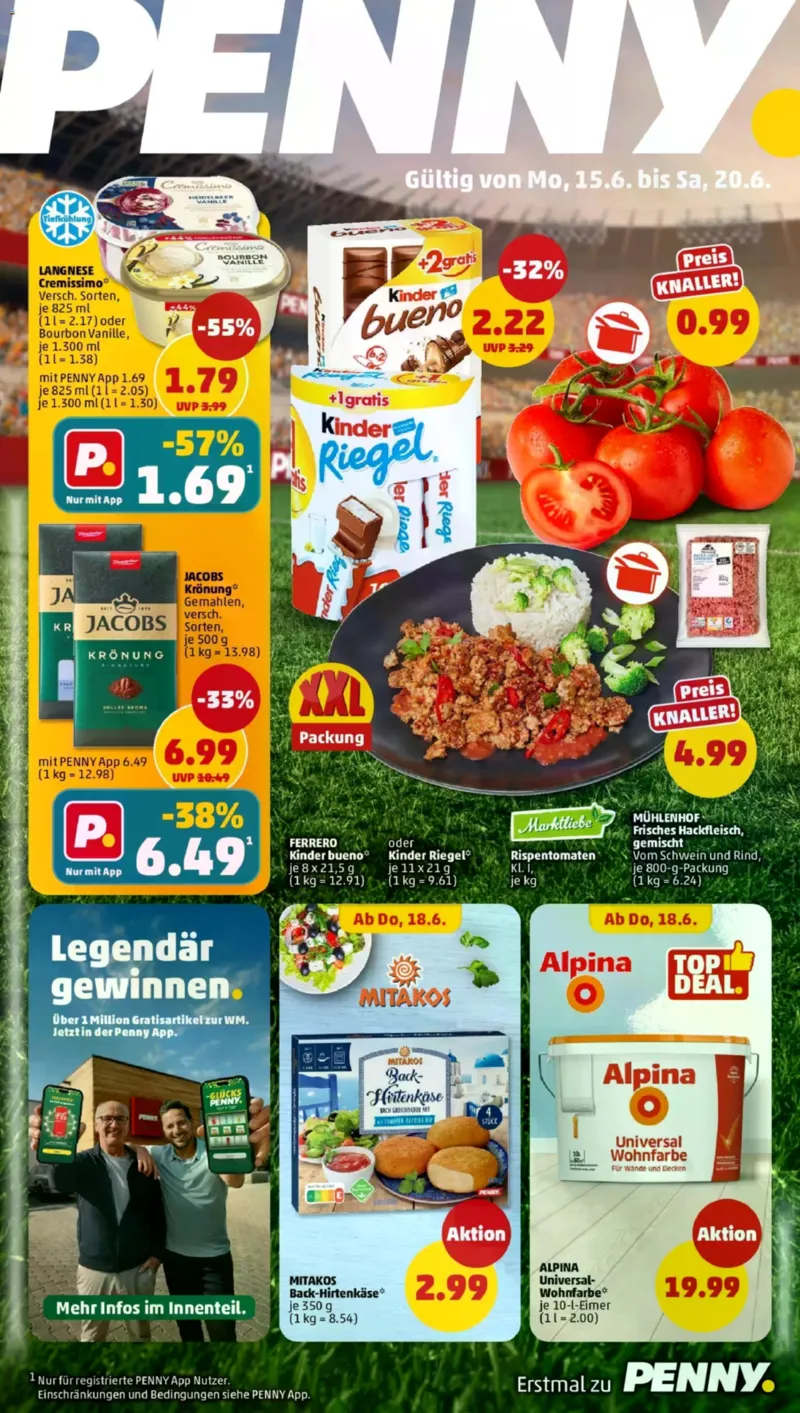 Penny Markt Prospekt vom 15.06.2026, Seite 1