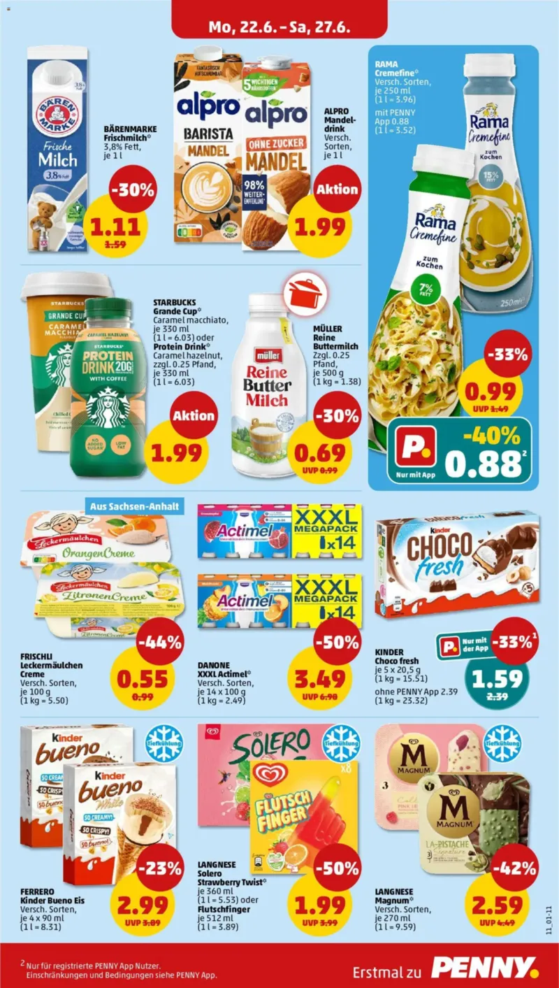 Penny Markt Prospekt vom 22.06.2026, Seite 11