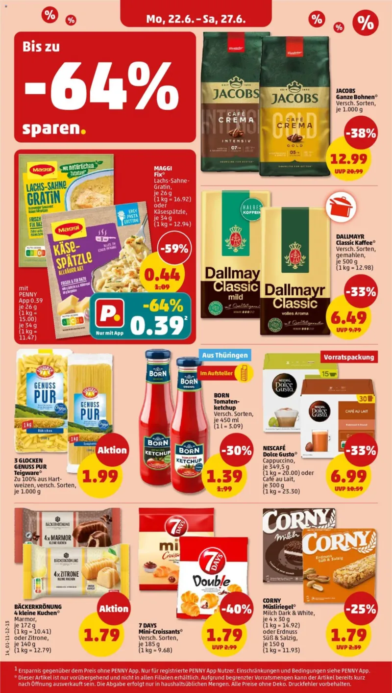Penny Markt Prospekt vom 22.06.2026, Seite 14