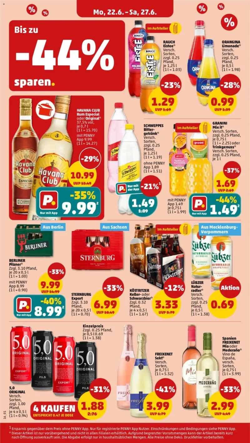 Penny Markt Prospekt vom 22.06.2026, Seite 16