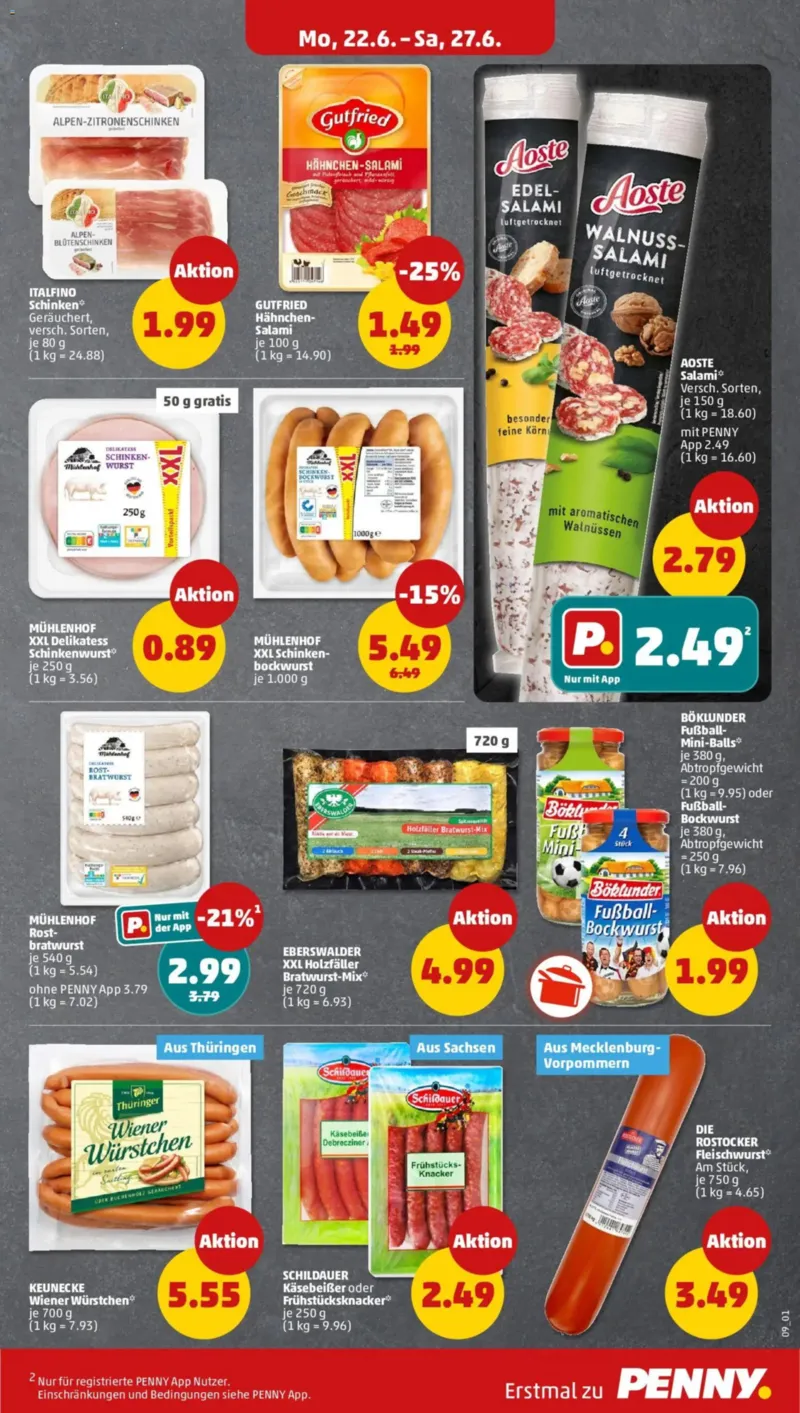Penny Markt Prospekt vom 22.06.2026, Seite 9