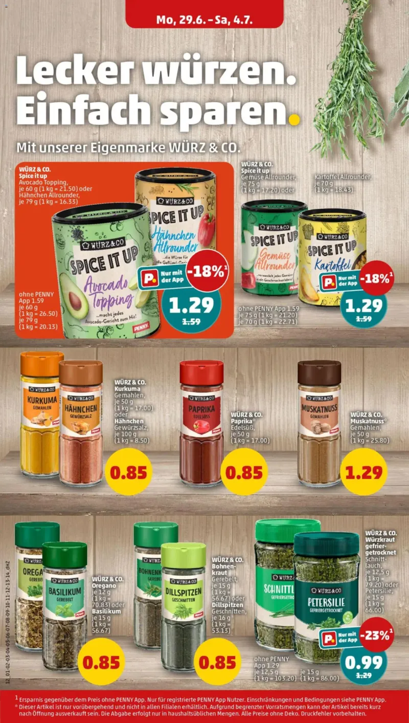 Penny Markt Prospekt vom 29.06.2026, Seite 14