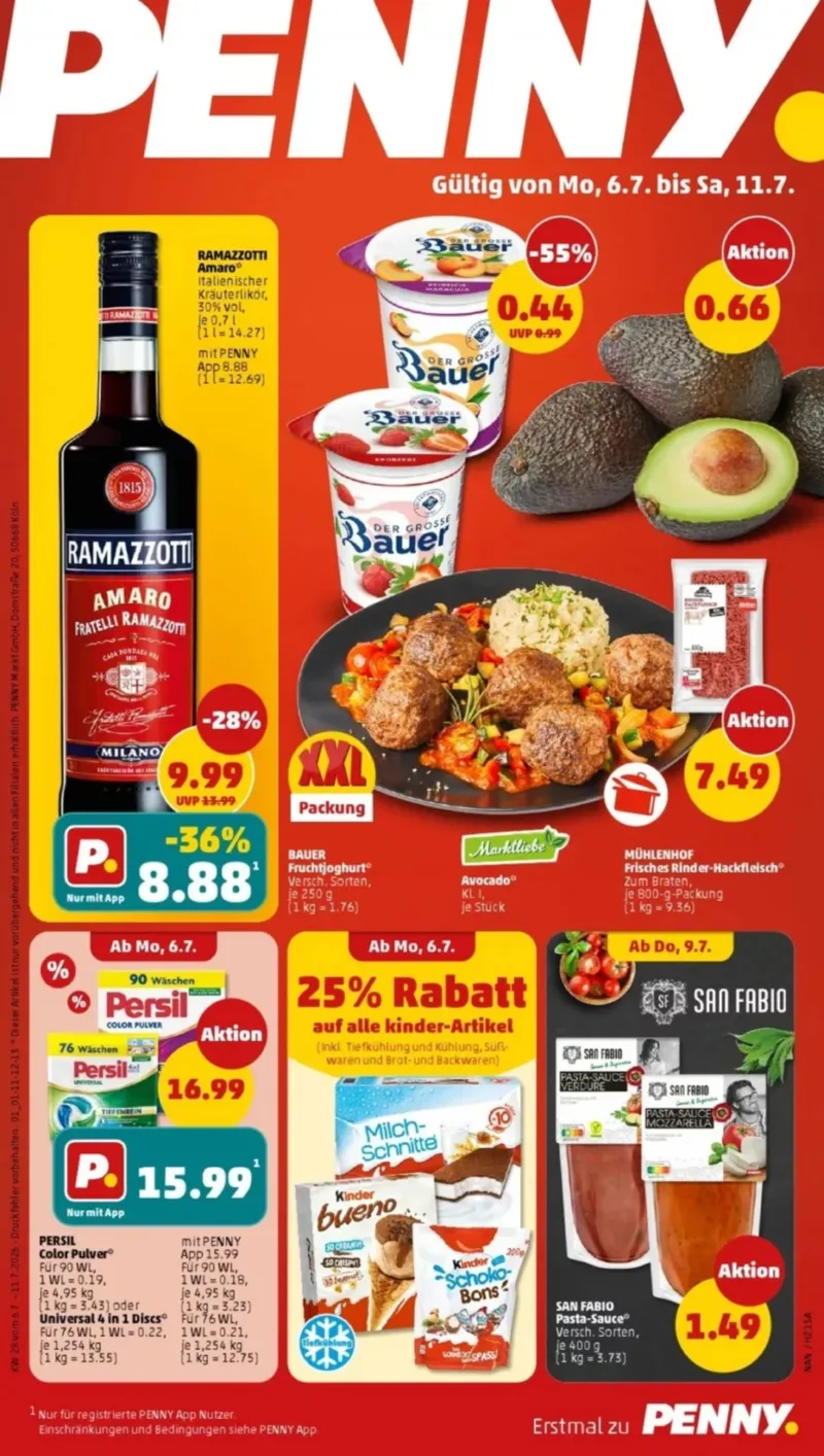 Penny Markt Prospekt vom 06.07.2026, Seite 1