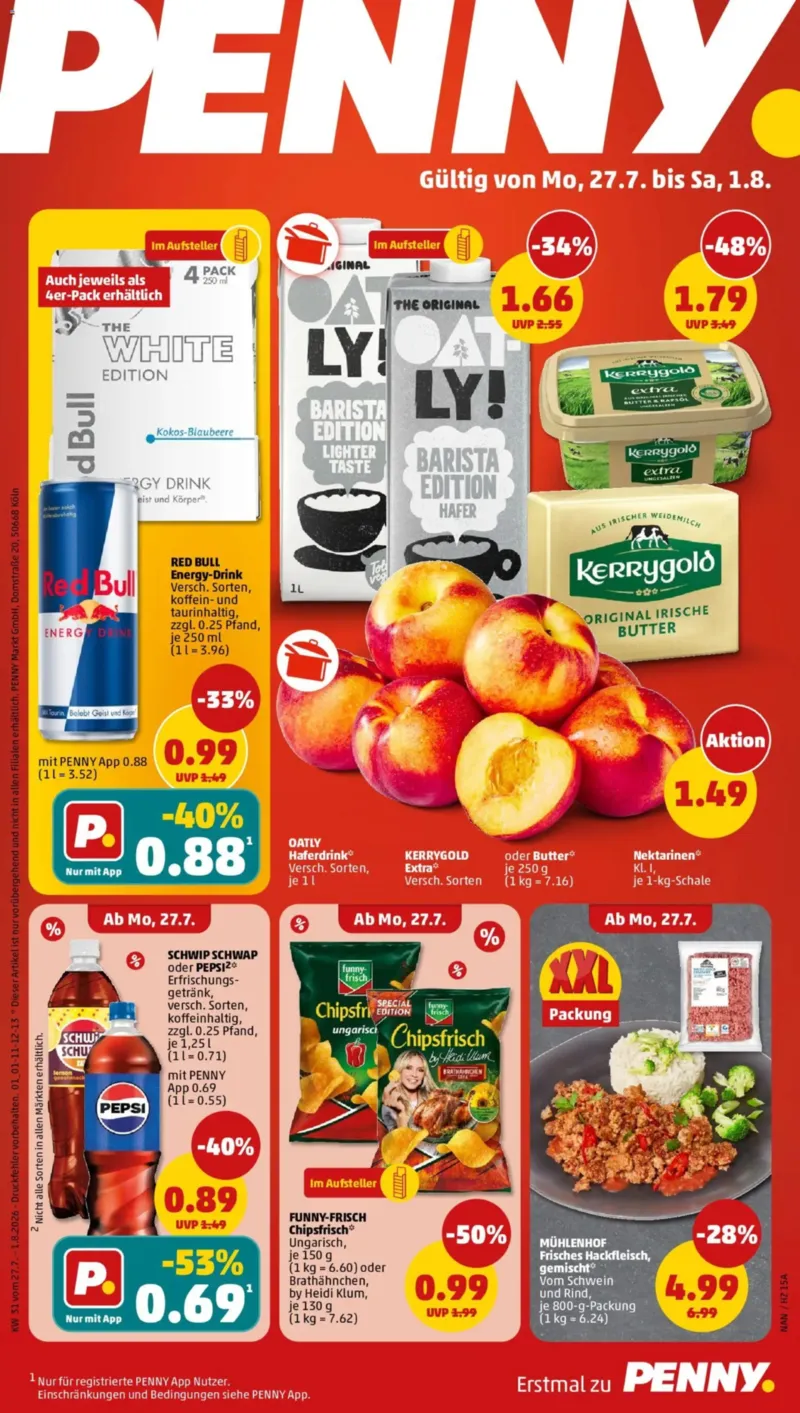 Penny Markt Prospekt vom 27.07.2026, Seite 1