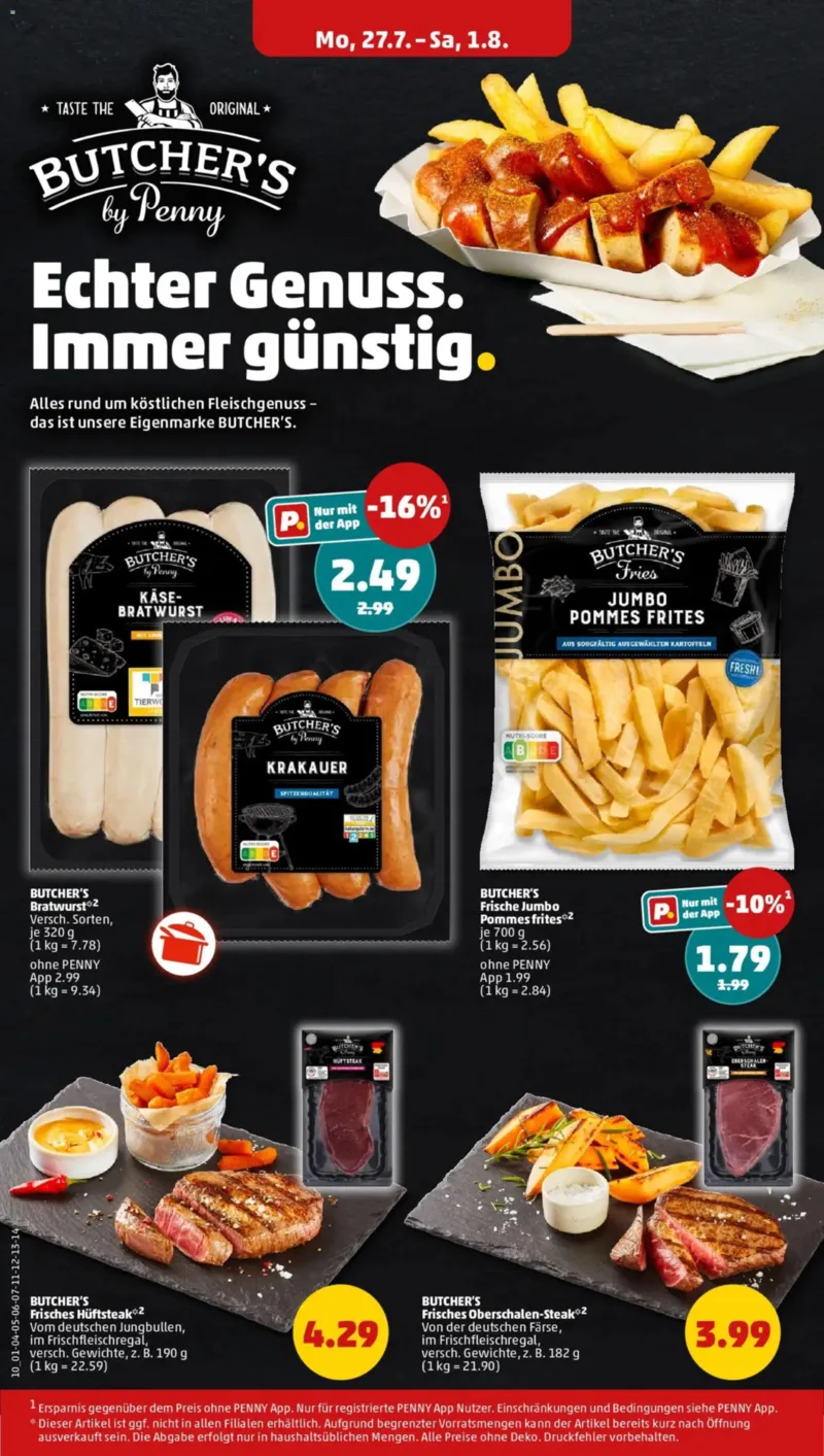 Penny Markt Prospekt vom 27.07.2026, Seite 12
