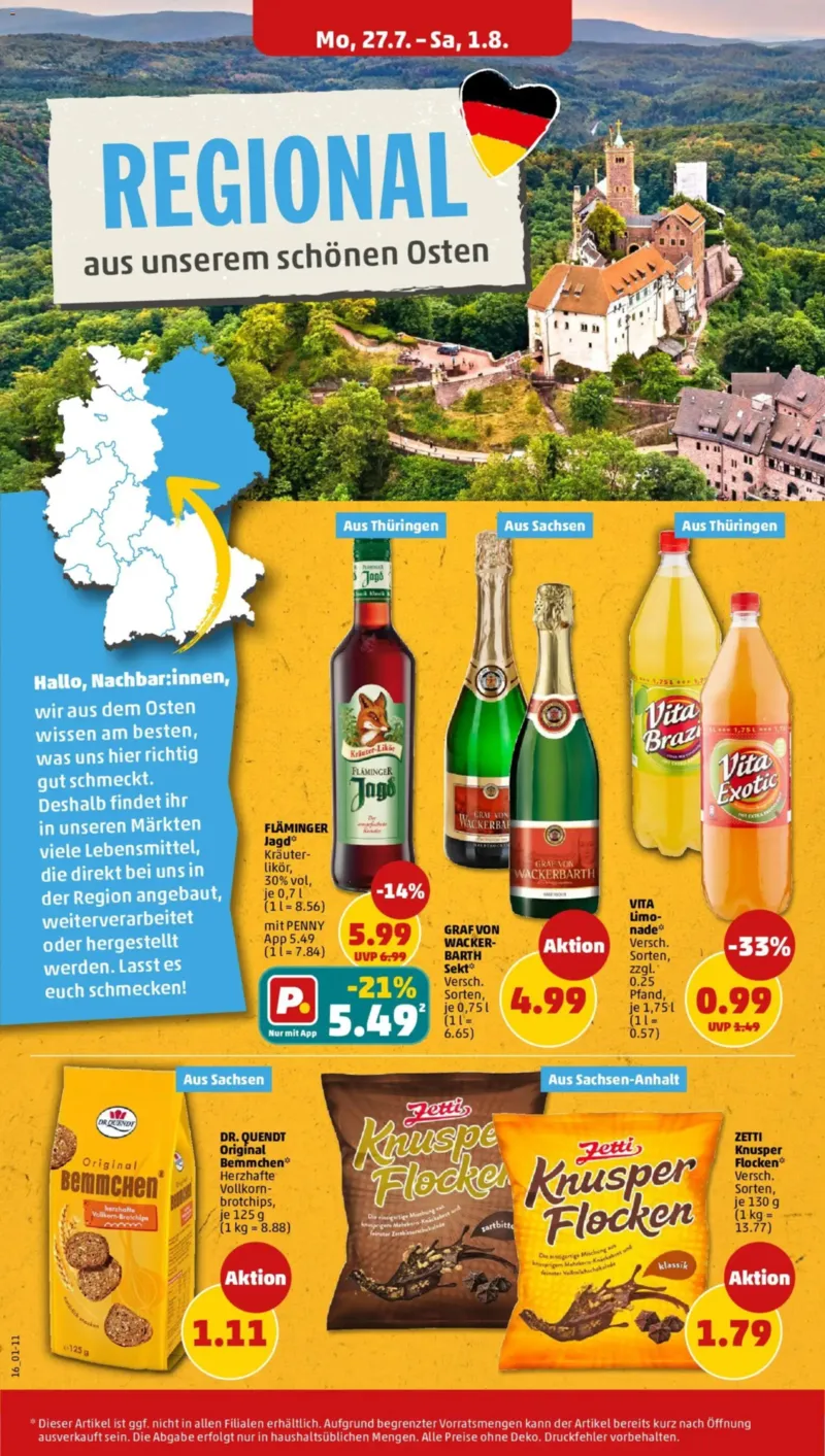 Penny Markt Prospekt vom 27.07.2026, Seite 18